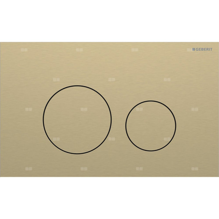 Przycisk uruchamiający Geberit Sigma40, przedni, stal nierdzewna mosiądz, okrągły