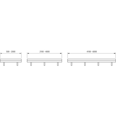 Kermi Bankkonsole Konvektor Typ43/44 L= 192 H =180, weiß