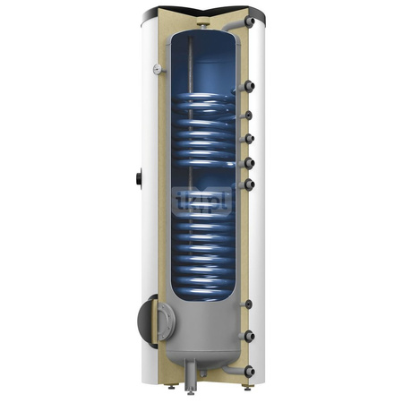 Pojemnościowy podgrzewacz wody Storatherm Aqua Solar AF 500/2_C 2 wężownice, biały, klasa energetyczna C