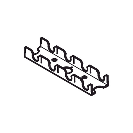 Szyna montażowa VIEGA 1234 PCV 2000 mm / 15 mm