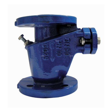 Zabezpieczenie przed przeływem zwrotnym żeliwo PN 10, przył. DN 150 dł.400mm szer.285mm WILO