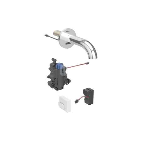 Mocowanie do ściany Geberit do baterii umywalkowych Piave i Brenta, montaż naścienny