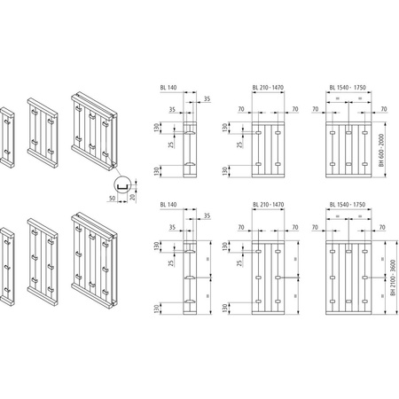 Grzejnik płytowy typ 20 KERMI HVN wym. 1600 x 210 mm, kolor biały, moc 513 W
