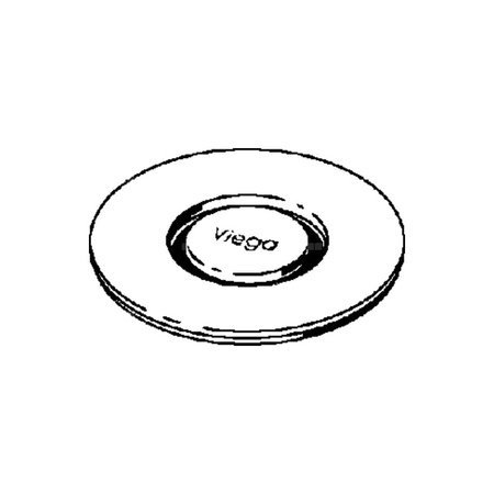 Ruszt do odpływu prysznicowego Szkło VIEGA 497630