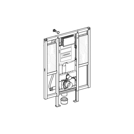 Akcesoria montażowe do elementu montażowego Geberit Duofix do wiszących misek WC, ze spłuczką podtynkową Sigma 12 cm