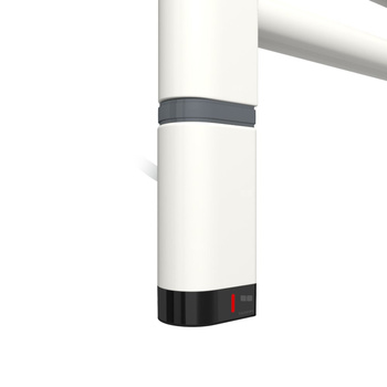 Grzałka TERMA One D30x40 Lewy, 600W \ Tuba, RAL 9016, kabel prosty bez wtyczki z maskownicą [biały, 1,5m, logo Terma, instr. TERMA]