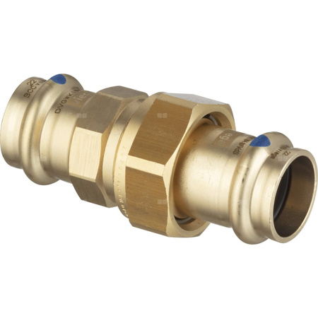 Złącze VIEGA 2260LF trzyczęściowy, brąz / brąz, 15 mm (zw x zz)