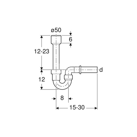 Uszczelka gumowa Geberit: d=50mm, di=65mm