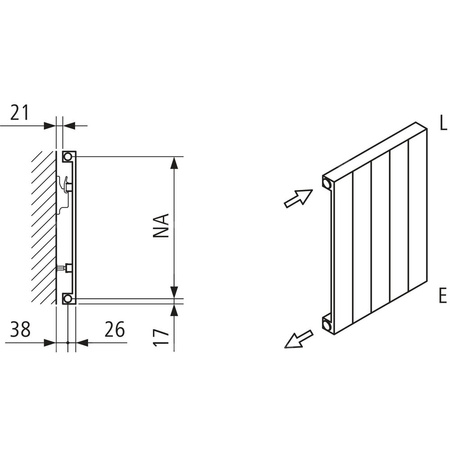 Grzejnik płytowy typ 10 KERMI HVN wym. 1600 x 770 mm, kolor biały, moc 1176 W