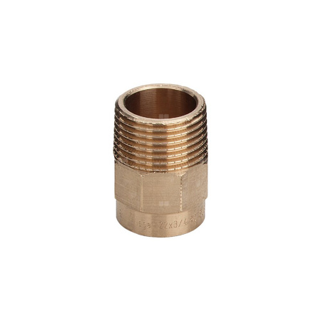 Złącze przejściowe VIEGA 94243G Jednoczęściowy, brąz / brąz, 35 mm (lut wewnętrzny x GZ), 45 mm