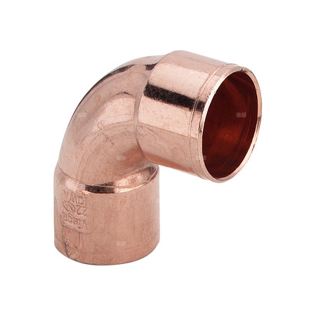 Kolano 90' VIEGA 95090 jednoczęściowy, Cu / Cu, 14 mm (lw x gw), 25 mm
