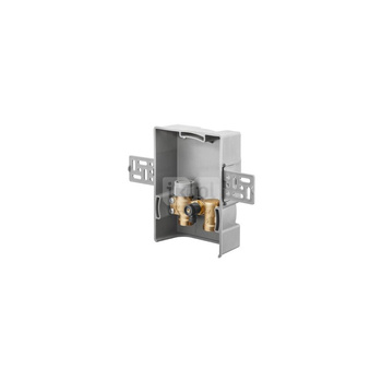 Unibox TQ vario, regulator temperatury pomieszczenia z automatycznym zaworem termostatycznym Q-tech, bez termostatu i maskownicy