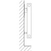 Grzejnik płytowy typ 10 KERMI HHN wym. 280 x 1900 mm, kolor biały, moc 612 W