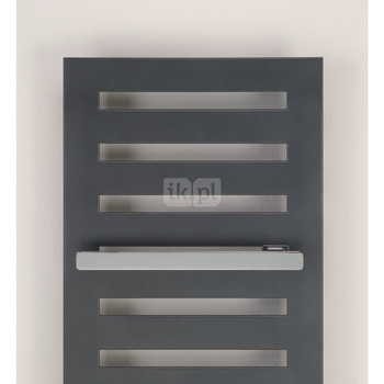 Grzejnik Zehnder Metropolitan Bar MEP-080-060 - 600 mm, kolor biały RAL9016, złącze Code S012, konsole ścienne Metropolitan, 4 zestawy naścienne