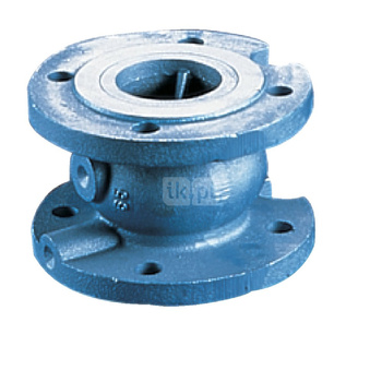 Zawór zwrotny kołnierzowy, zamknięcie grzybkowe wspomagane sprężyną, typ 402, DN 250, PN10