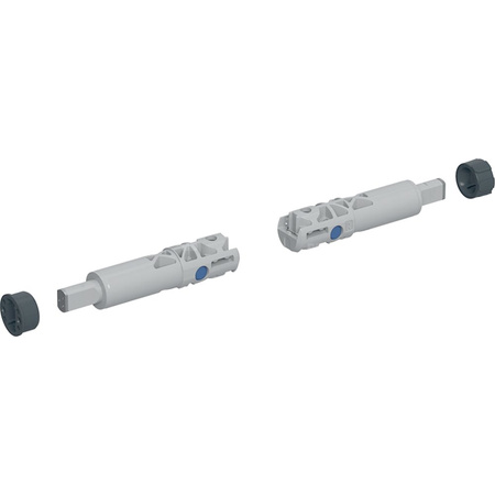 Zestaw zawiasów Geberit do deski sedesowej, wolne opadanie, mechaniczne wypinanie, do EasyMount