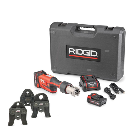 Zaciskarka RIDGID RP 351-B (akumulator litowo-jonowy) 12–108mm 18V + walizka + ładowarka + dodatkowy akumulator + szczęki U16-20-25
