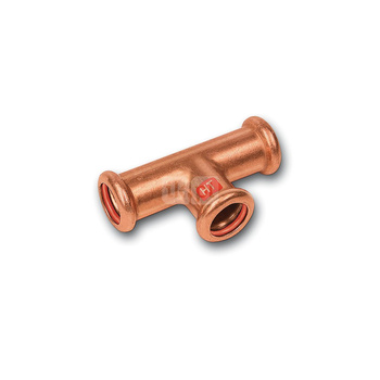 Trójnik SANHA Press Solar miedź 76,1 mm x 28 mm x 76,1 mm (zw x zw x zw)