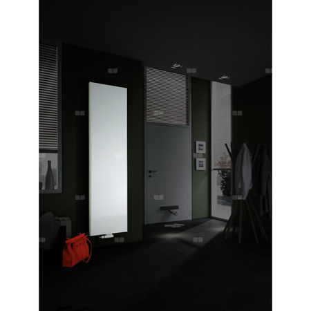 Grzejnik płytowy typ 21 KERMI X2 Verteo Plan, boczna osłona wym. 2000 x 800 mm, kolor biały, moc 2221 W