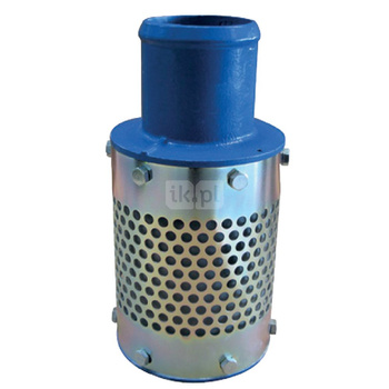 Kosz ssawny z nyplem na wąż, zamknięcie membranowe, typ 317, Pnom 0,6 MPa, DN 200