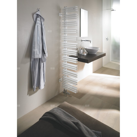 Grzejnik drabinkowy ZEHNDER Yucca Asym, wym. 1736 x 378 mm, kolor biały RAL9016, moc 571W