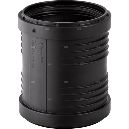 Mufa przesuwna GEBERIT Silent-PP, PP / PP x 160 mm x DN 150 (mufa wciskowa x mufa wciskowa) z uszczelką