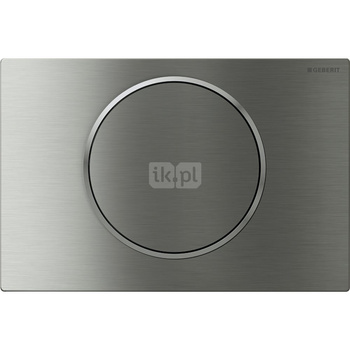 Przycisk uruchamiający Geberit Sigma10, przedni, stal nierdz.-polerowana-szczot., okrągły