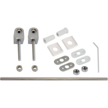 Zestaw zawiasów Geberit Renova Comfort do deski sedesowej, mocowanie od dołu (2 szt.)