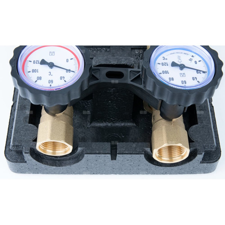 Grupa pompowa PrimoTherm K 180-2 DN25 GP 3-WM-SM, pompa Grundfos UPM3 Hybrid, zawór mieszający ARV Kvs Vario, siłownik ARM 343 ProClick