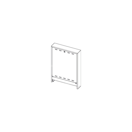 Szafka natynkowa do węzła Regudis, biała, szer. 700 x wys. 980...1005 x gł. 160 mm