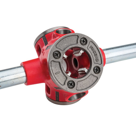 Ręczna gwintownica trójdrożna do rur 1⁄2", 3⁄4", 1", NPT, model 31-A, RH Wysoka szybkość obrotowa