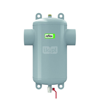 Separator mikropęcherzy powietrza i osadów Exdirt D 88.9 szare, ze spawanymi króćcami