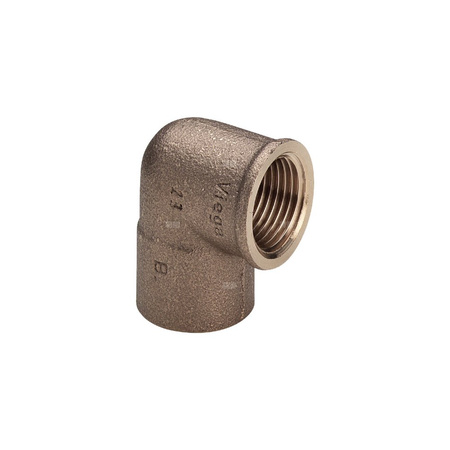 Złącze przejściowe 90' VIEGA 94090G jednoczęściowy, brąz / brąz, 22 mm x 1'' (lw x gw)