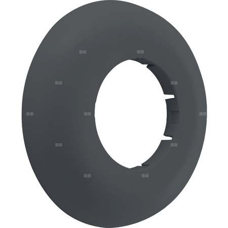 Rozetka płaska Geberit: d=40mm, D=8.5cm, H=1.5cm, Czarny mat