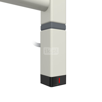 Grzałka TERMA One K30x30, 400W \ Tuba, Blush, kabel prosty z wtyczką [biały, 1,5m, logo Terma, instr