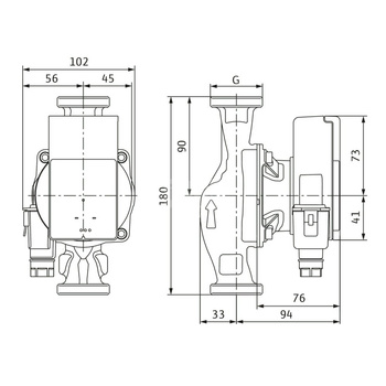 Pompa obiegowa Wilo-Atmos PICO 25/1-6