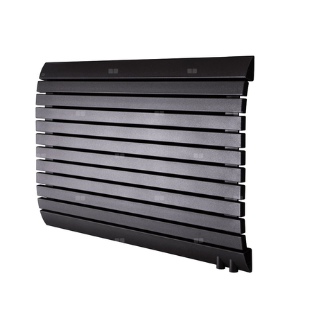 Grzejnik drabinkowy ENIX MADERA, wym. 471 x 1800 mm, kolor graphite, moc 892W