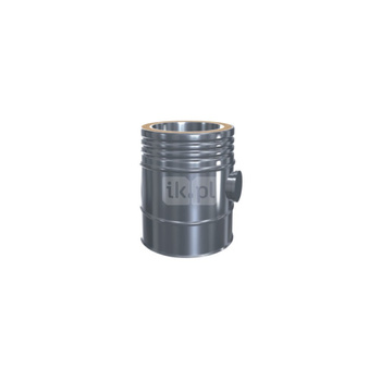 Rura z króćcem 64 x 4 MK ŻARY PR RTMG 200 mm, długość 250 mm