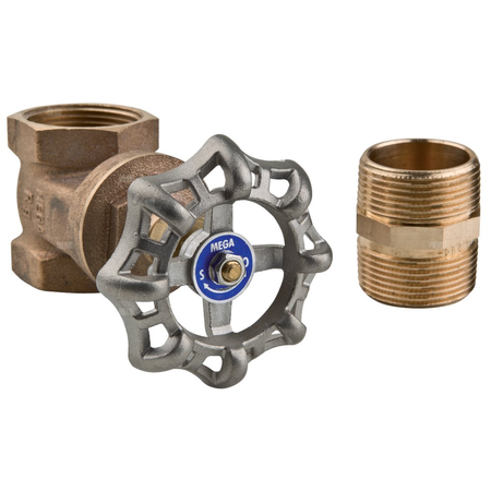 Zestaw zaworu odcinającego brąz, przył. 1 1/4'' dł.110mm szer.130mm Rp 1 1/4'' WILO