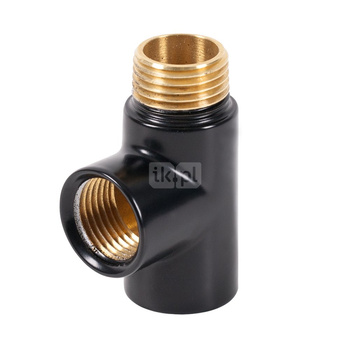 Trójnik TERMA, GZ 1/2-GW 1/2-GW 1/2 RAL 9005 matt