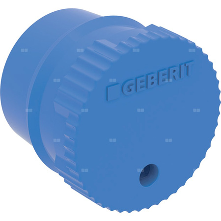 Zaślepka PE niebieska d22