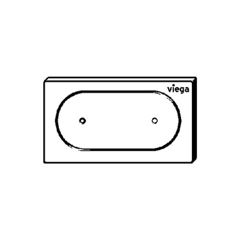 Spłukiwanie zdalne do WC Prevista Visign for Style 23 elektroniczna/-y nr wzoru 8640.1 płytka maskująca: tworzywo szt. chrom. klawisz: tworzywo szt. chrom.