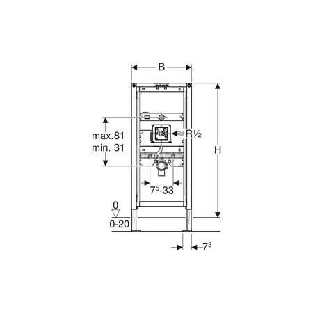 O-Ring gumowy GEBERIT HDPE epdm 32 mm, kolor czarny