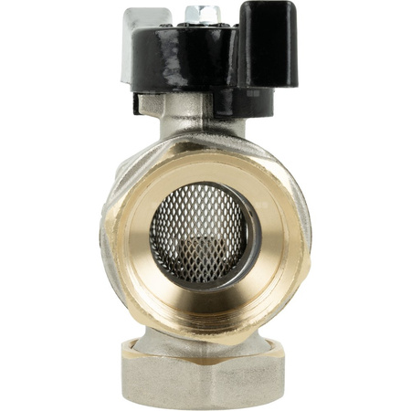 Zawór kulowy z filtrem siatkowym i magnesem BFV, GW G3/4''
