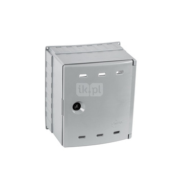 Skrzynka gazowa na zawór, 300x340x200, naścienna, z tworzywa - biała