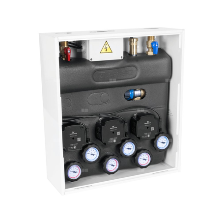 Grupa pompowa AFRISO PrimoBox AZB 301 GZ x GW 3/4'' x 3/4'', z zaworem termostatycznym, z izolacją