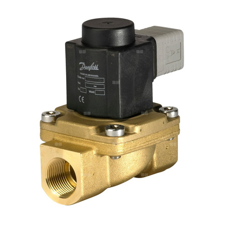 Zawór elektromagnetyczny EV225B, Funkcja: NC, G, 3/4, 5.000 m³/h, PTFE