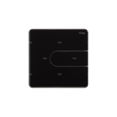 Przycisk uruchamiający do pisuaru Prevista Visign for Style 23 tworzywo sztuczne, nr wzoru 8613.2 płytka maskująca: tworz. szt. czarny klawisz: tworz. szt. czarny