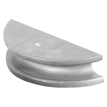 Segment gnący fi 18, 15U, 3/4'', R72, A