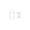 Półśrubunek z uszczelnieniem płaskim do grzejnika OVENTROP GW, 1/2'' x 3/4'' (GZ x GW)